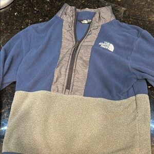 The North Face Kids Blue and Gray Jacket